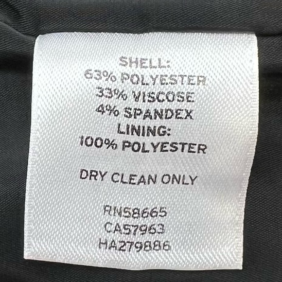 Halogen Knee Length A-Line Skirt Size 8 Black Career Professional Classic - Picture 5 of 7